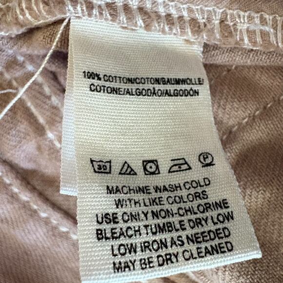 Free People We The Free Distressed Denim Shorts 26 Grunge Indie Raw Hem Brown - Picture 5 of 7